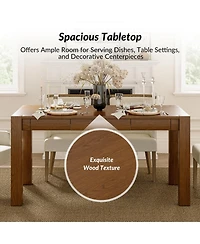 Andrea Solid Wood Dining Table