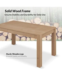 Andrea Solid Wood Dining Table