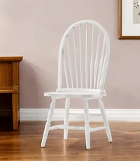 Wood Windsor Back Dining Chair for Kitchen or Dining Table Seating