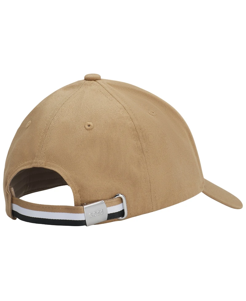 Boss by Hugo Boss Men's Logo Trim Cotton-Twill Hat