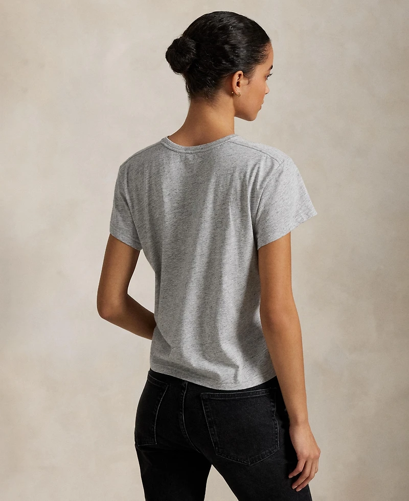 Polo Ralph Lauren Women's Classic Shrunken-Fit Jersey Tee
