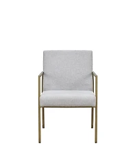 Fabric Dining Arm Chair with Padded Seat for Kitchen or Dining Room