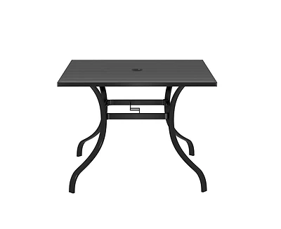 Casainc Square Outdoor Restaurant Steel Table