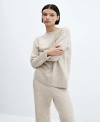 Mango Women's Long Knitted Pants