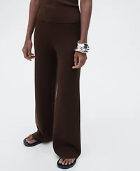 Mango Women's Straight Knitted Pants