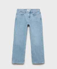 Mango Women's Matilda Medium-Rise Straight-Fit Jeans