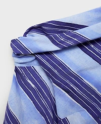 Mango Women's Asymmetrical Striped Blouse