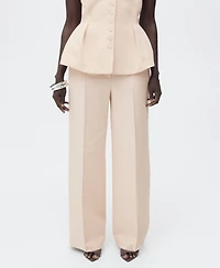 Mango Women's Straight Suit Pants