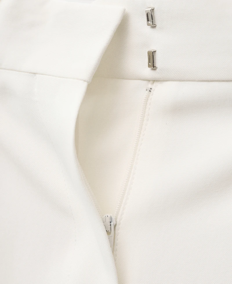 Mango Women's Pleated Lyocell Suit Pants