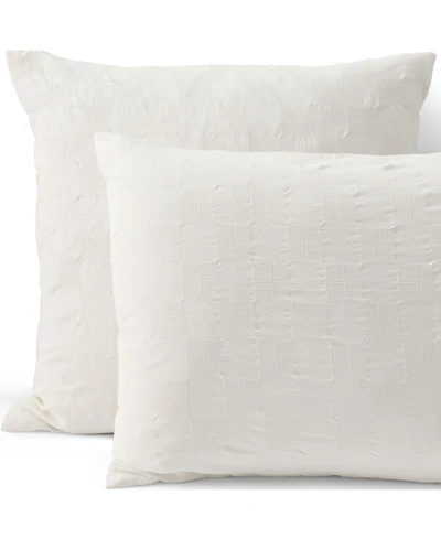 Lands' End Textured Pattern Bed Pillow Sham