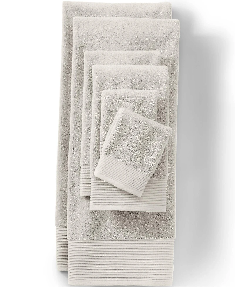 Lands' End Turkish Luxe 2-Piece Washcloth Set