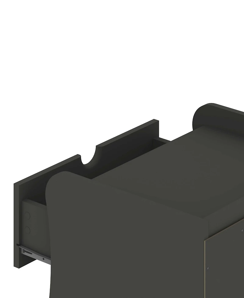 810125809736 182GMC1 Customer Facing Pid Description Manhattan Comfort Coney 34.25" Mid-Century Modern 3-Drawer Dresser