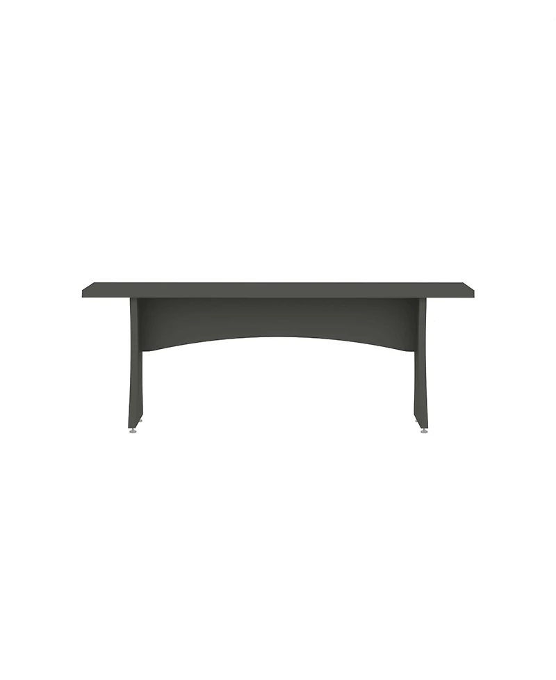 Manhattan Comfort Coney 2-Pc. 53.14" Mid-Century Modern Dining Bench Set