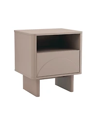 Manhattan Comfort Ella 19.7" Modern 2-Full Extension Drawer Nightstand