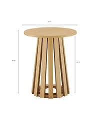 Manhattan Comfort Layla 47.2" Modern End Table
