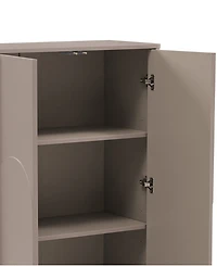 Manhattan Comfort Ella 51.4" Modern 3-Shelf Accent Cabinet
