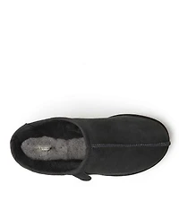 Dearfoams Men's Fireside By Grafton Genuine Shearling Clog Slipper