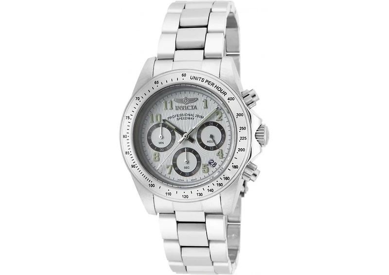 Invicta Men's 17023 Speedway Quartz Chronograph White Dial Watch