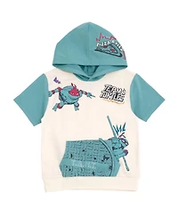 Teenage Mutant Ninja Turtles Toddler Boys French Terry Pullover Hoodie and Shorts Outfit Set