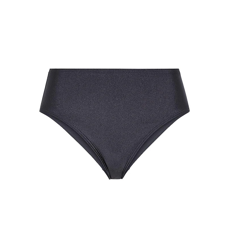 Lscn by Lascana Women's Shimmer High Waisted Bikini Swimsuit Bottom