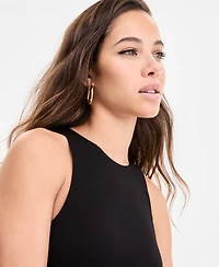 Bar Iii Women's Sleeveless Fringe-Hem Dress, Exclusively at Macy's