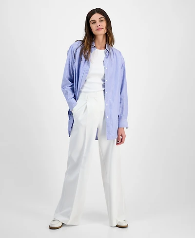 Boss Orange Women's High-Rise Wide-Leg Pants