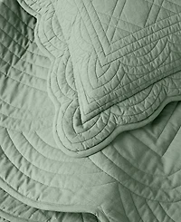 Charter Club Bailey Scallop 3-Pc. Quilt Set, Full/Queen, Exclusively at Macy's
