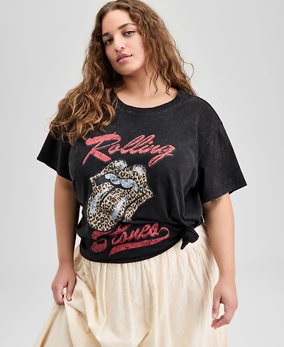 And Now This Trendy Plus Rolling Stones Graphic T-Shirt, Exclusively at Macy's