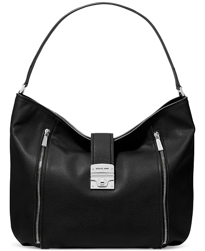Michael Kors Addie Extra Large Leather Hobo Shoulder Bag