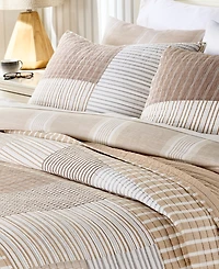 Charter Club Seaside Patchwork 3-Pc. Quilt Set, King, Exclusively at Macy's