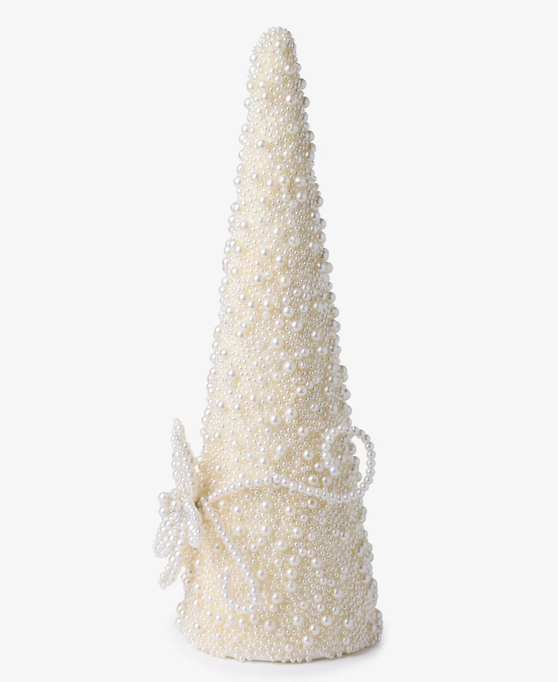 Holiday Lane Opulence Faux Pearl Bead Tree, Macy's Exclusive