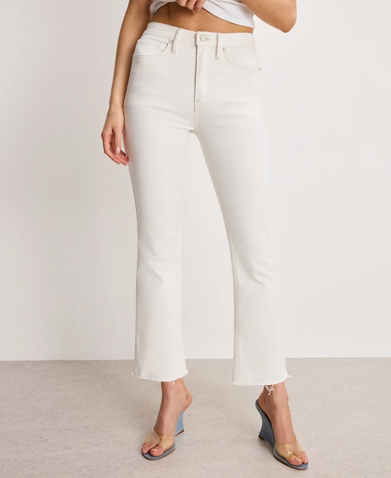 Good American Women's Standard Kick-Flare Jeans