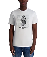 Karl Lagerfeld Paris Men's Armor Graphic T-Shirt