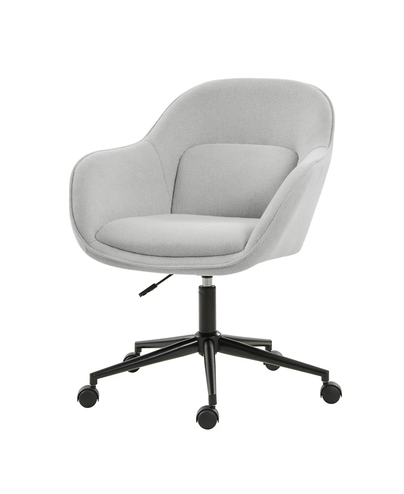Jose Office Chair Durable Metal Base with Rolling Casters