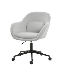 Jose Office Chair Durable Metal Base with Rolling Casters