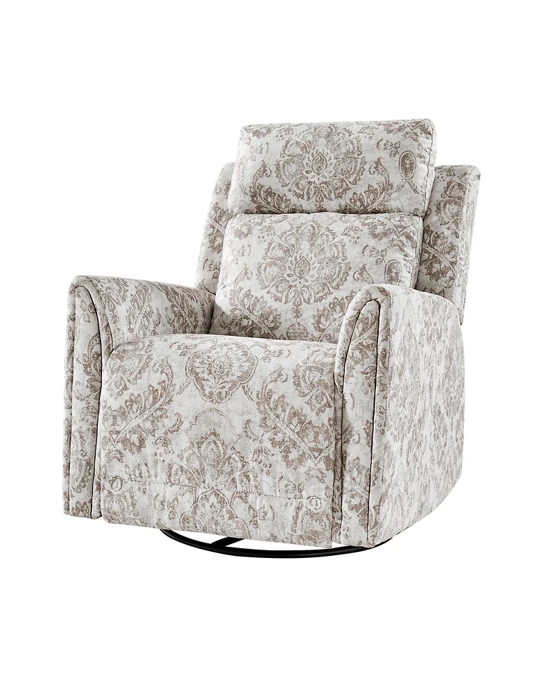 Alfons Swivel And Rocker Power Recliner With Headrest