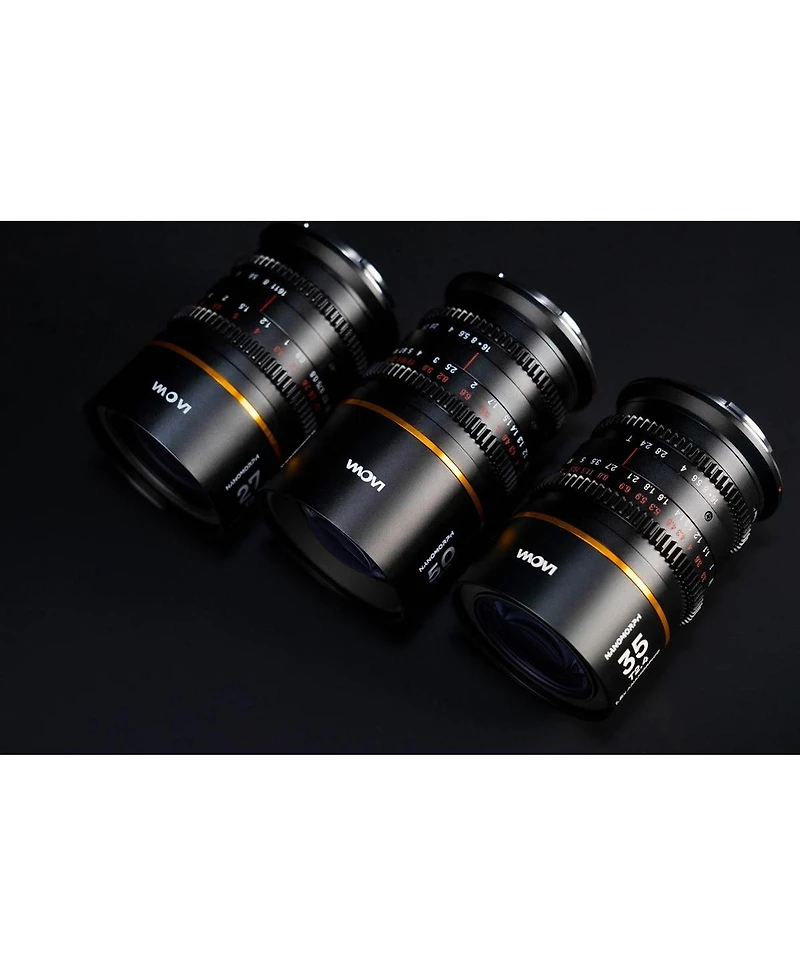 Venus Laowa Nanomorph 27mm T2.8 1.5x S35 Anamorphic Lens for Canon Rf, Amber Flare