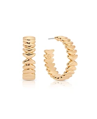 Ettika Medium Metal Moderna Hoops