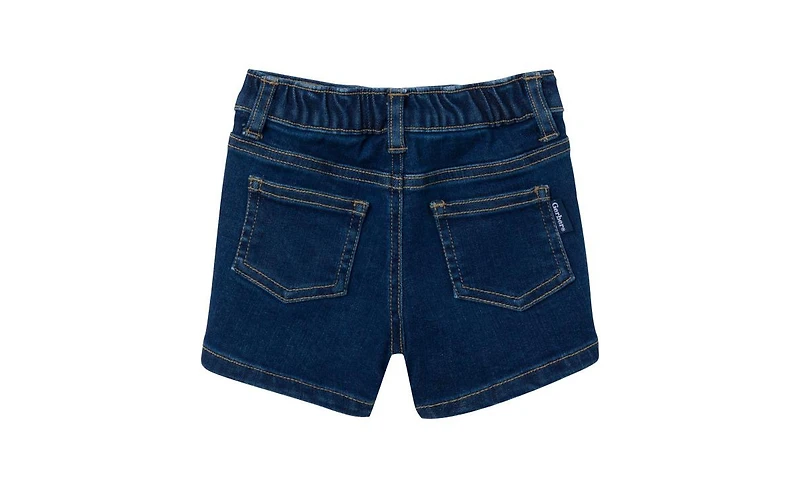 Gerber Toddler Gender Neutral Denim Shorts, Wash