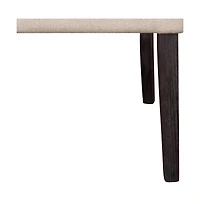 Set of Two Tufted Linen Upholstered Side Chairs for Modern Dining Spaces