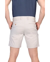 Tailorbyrd Men's Grid Melange Performance Shorts