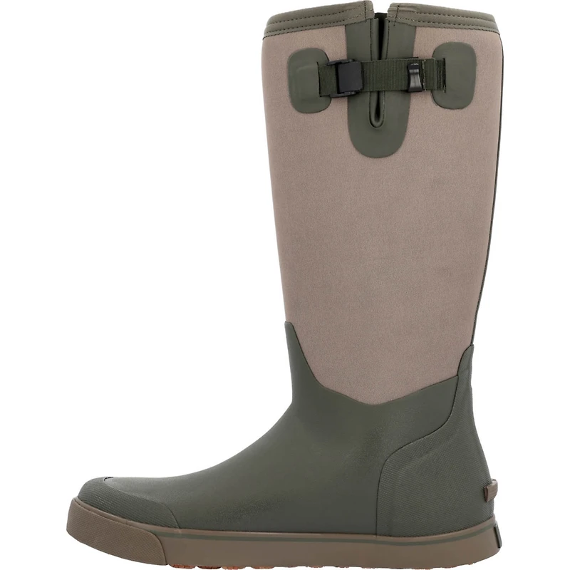 Rocky Men's Dry-Strike Waterproof Brown & Green 16" Deck Boot
