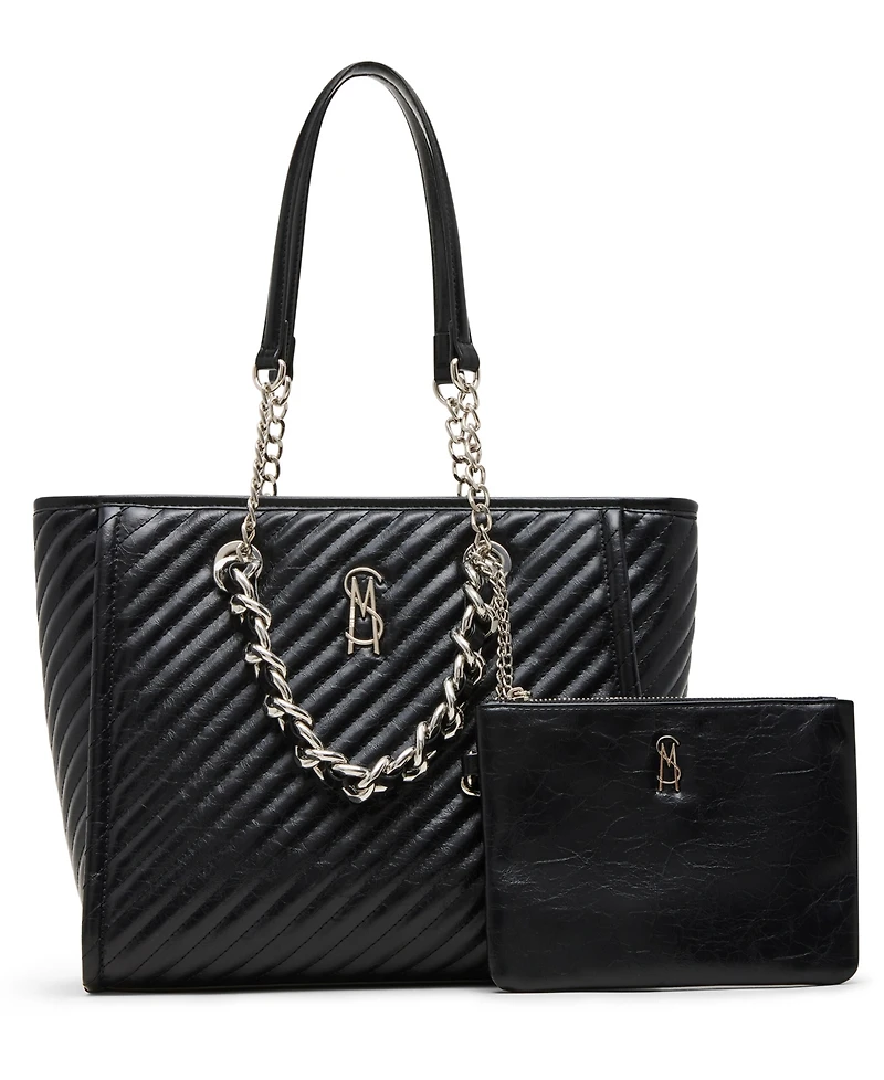 Steve Madden Bkattt-h Large Tote Bag with Pouch