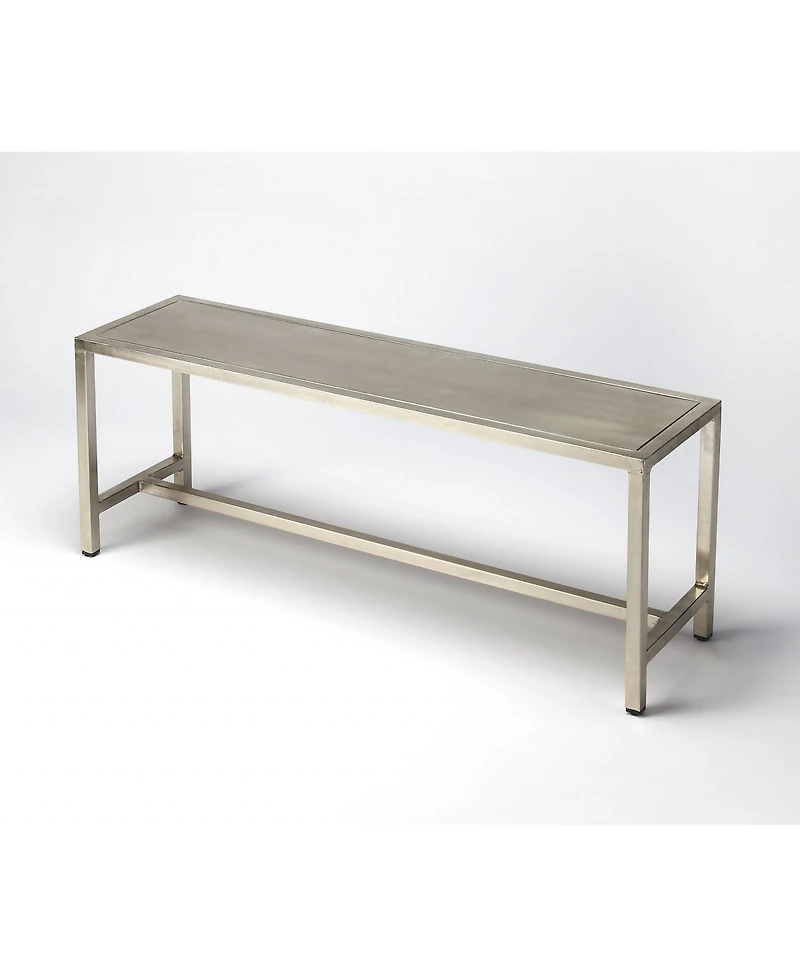 Outdoor Iron Bench for Garden Patio or Porch Seating