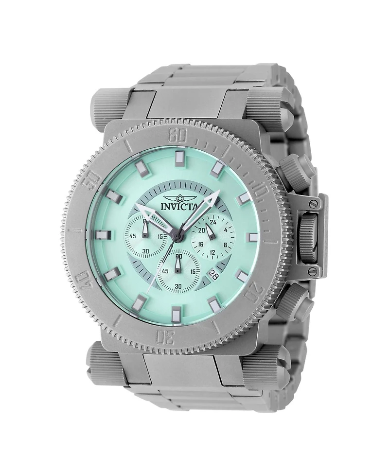 Invicta Men's 48220 Coalition Forces Quartz Chronograph Turquoise Dial Watch
