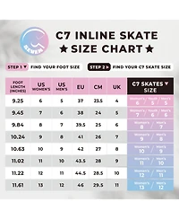 C7skates Dark Magic Quad Roller Skates (Enchanted Forest