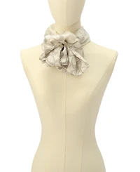 Coach Women's Textured Signature Print Silk Square Scarf