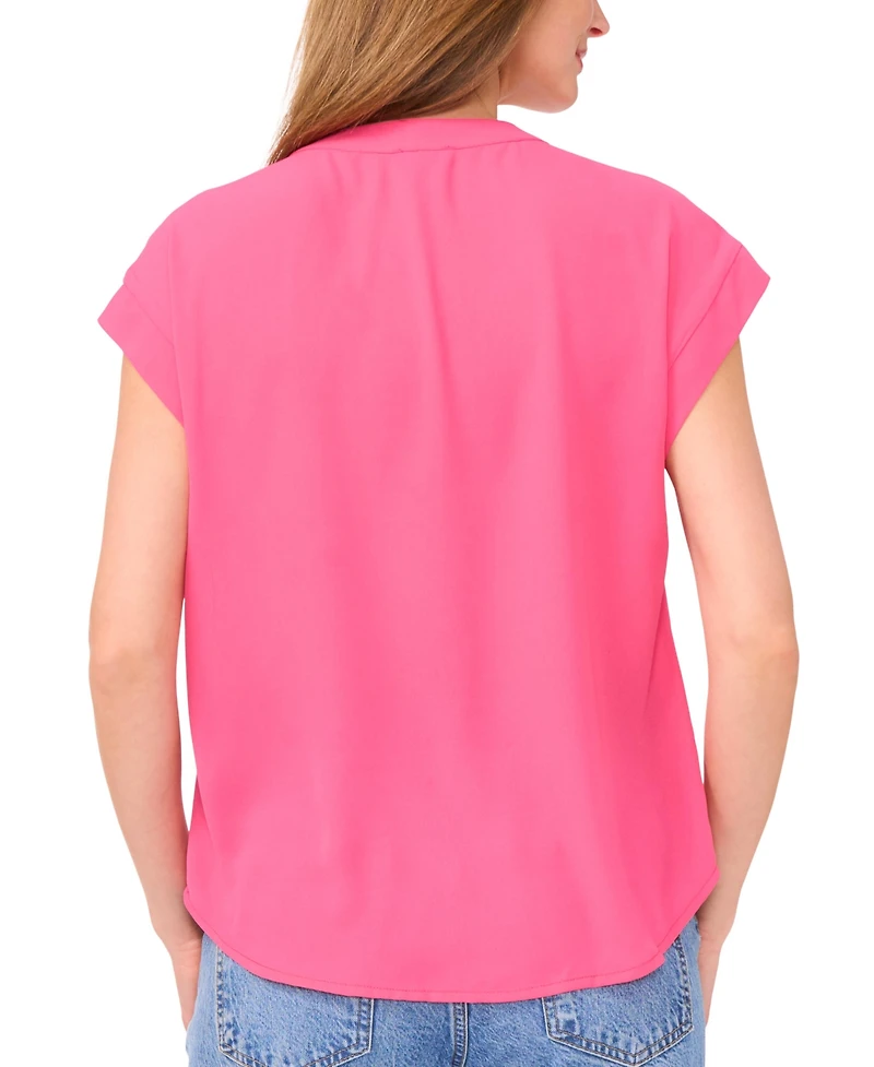 Vince Camuto Women's Lace-Up Dolman-Sleeve Top