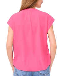 Vince Camuto Women's Lace-Up Dolman-Sleeve Top