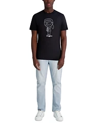 Karl Lagerfeld Paris Men's Caricature T-Shirt